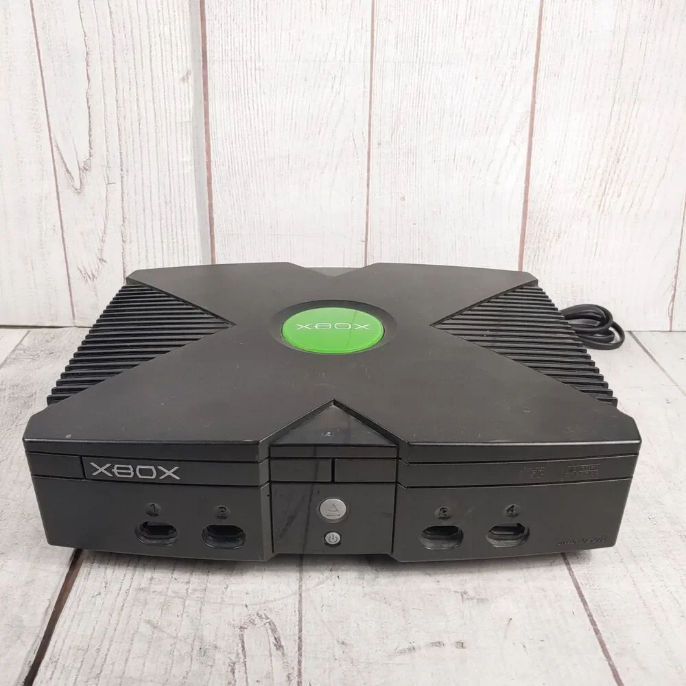 Original OG Xbox Console w/ UnleashX Dashboard - No Disc Drive - TESTED WORKING